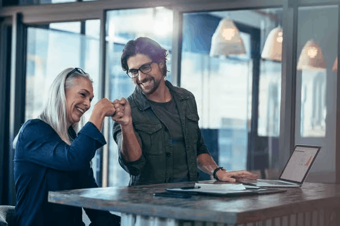 Company values aim high and deliver